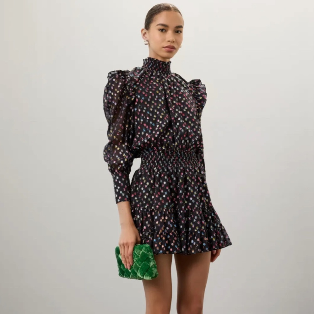 MISA Los Angeles Gianna Polka Dot Dress, XS (NEVER WORN)